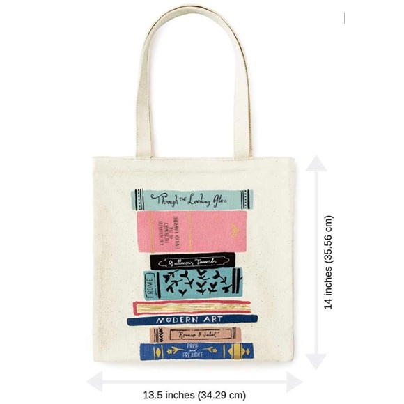 🆕 Kate Spade ♠️ NY Classics Canvas Book Tote NWT - Picture 2 of 6